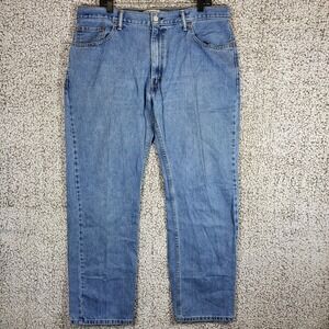 Vintage Levis 505 Y2K Jeans Mens W38 L32‎ Light Wash Denim Straight Fit